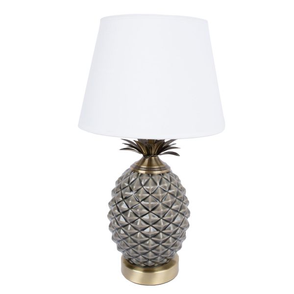 Laualamp ANANAS H45cm, tumehall