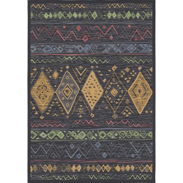 Carpet MOOSTE 200x300cm, carbon/multi