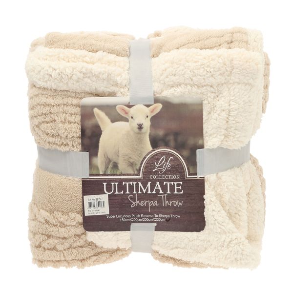 Плед ULTIMATE XL 200x230см, бежевый