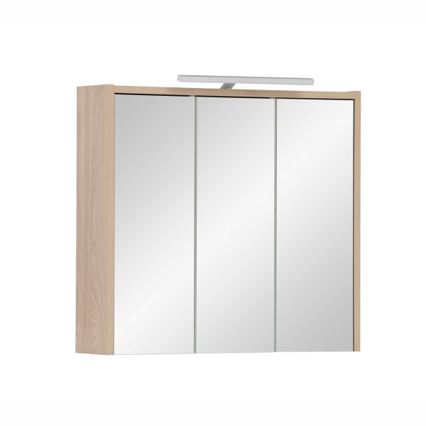 Mirrored cabinet JUBA 65x16x60cm, oak