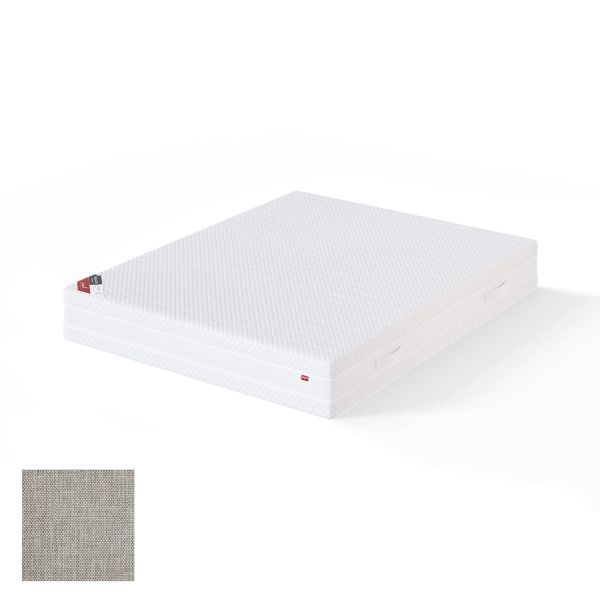 Spring mattress BLACK MULTIPOCKET MANGO 160x200cm, firm, beige