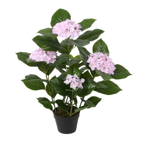 Artificial plant WIND HYDRANGERA H80cm, pink