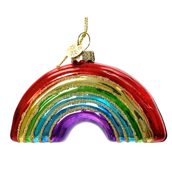 Jõuluehe GLOW RAINBOW H10cm, klaas