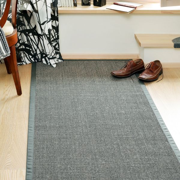 Carpet LIVOS D160cm, grey, sisal rug