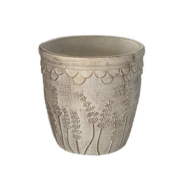 Lillepott SUNNY LAVENDEL D31xH33cm, kreem