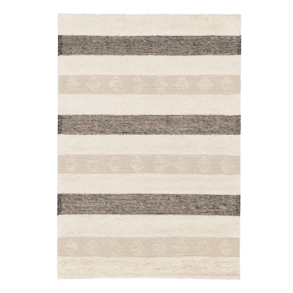 Rug OKTAVIA 140x200cm, white/grey