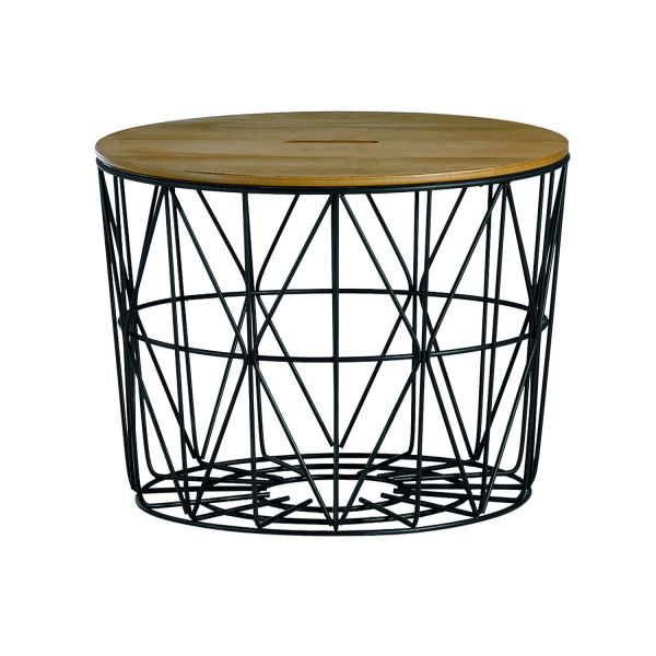 Diivanilaud HELENA_D60xH40cm, must