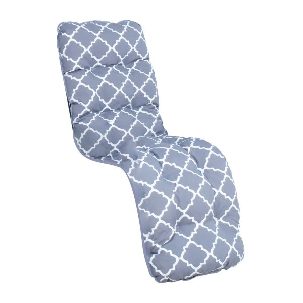 Подушка на стул BADEN-BADEN 48 x 165  см, серый ромб