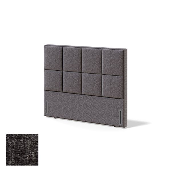 Headboard RED/BLACK KRONANG AVOLA 160cm, dark grey