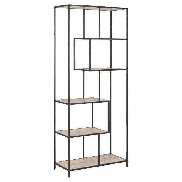 Shelf SEAFORD 77x35xH185cm, sonoma oak,