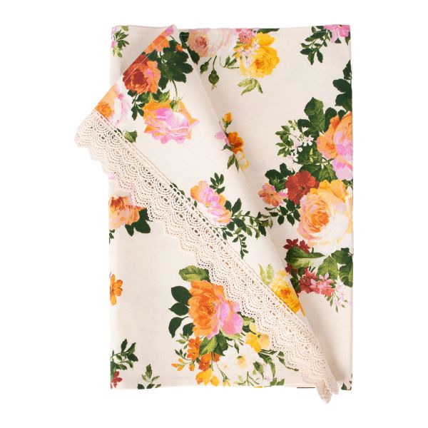 Скатерть HOLLY 45x116см, яркие розы