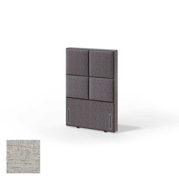 Headboard RED/BLACK KRONANG VERANO 80cm, light grey