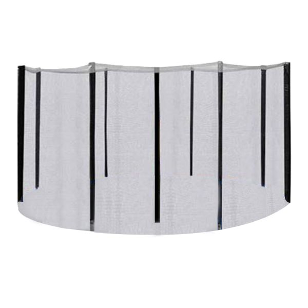 Enclosure for D305cm trampoline, with poles, black