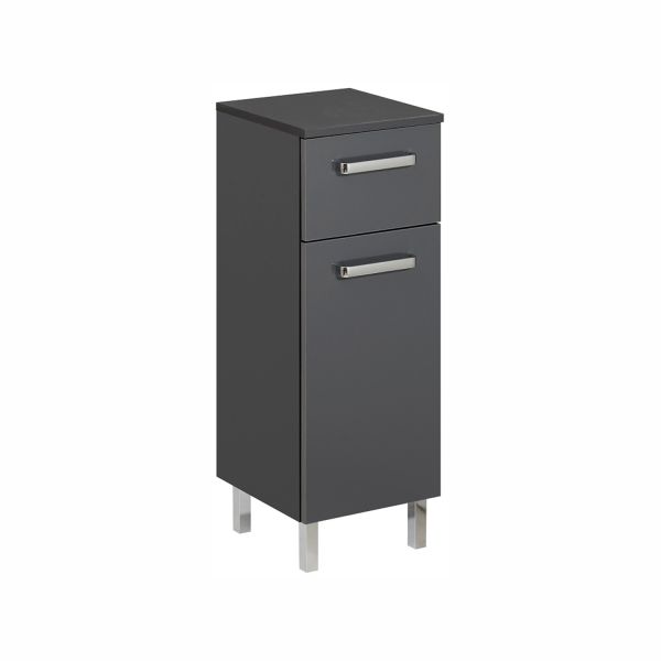 Bathroom cabinet 311, 30x33xH81cm, anthracite gloss