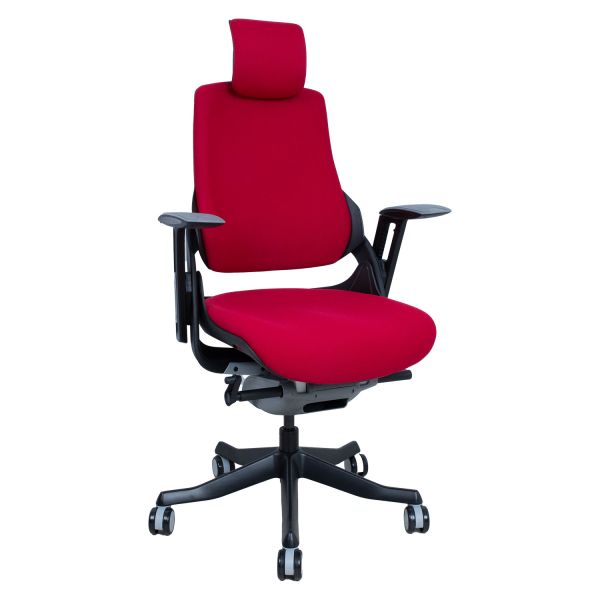 Task chair WAU dark red