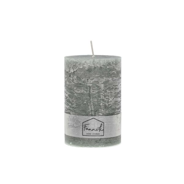 Fanni K Pillar candle Rustic 10x15 cm agave green