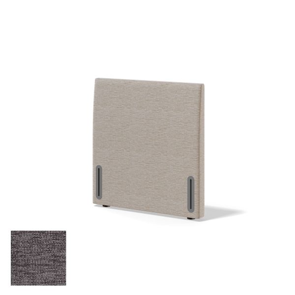 Headboard RED/BLACK DIONE VERANO 90cm, grey