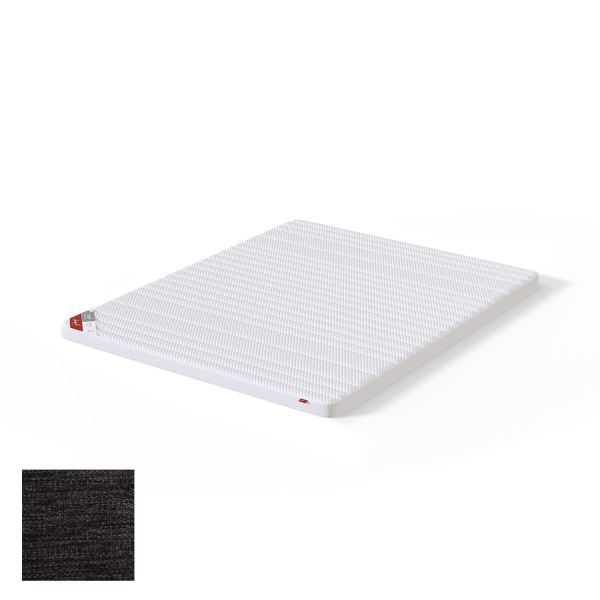Top mattress TOP LATEX LUX VERANO 140x200cm, dark grey