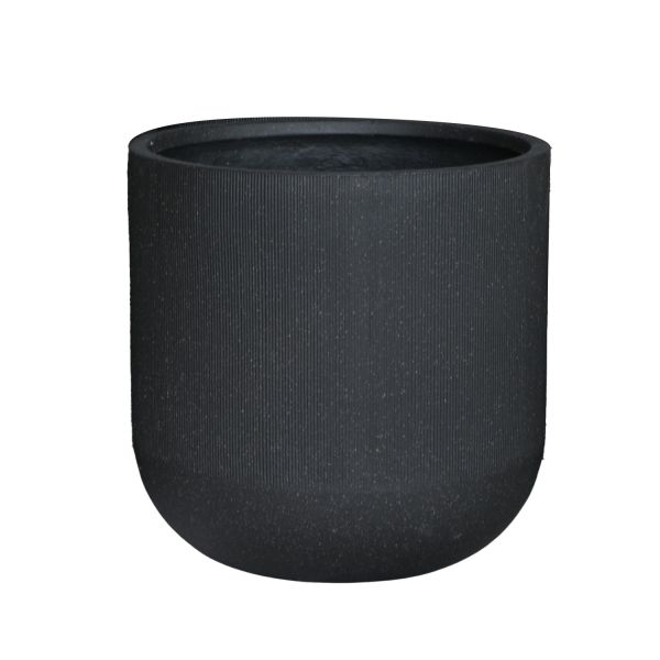 Кашпо SKY STONE D54,5хH54см, черный