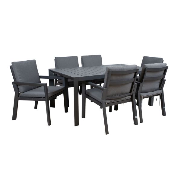 Aiamööblikomplekt TOMSON laud ja 6 tooli 25162