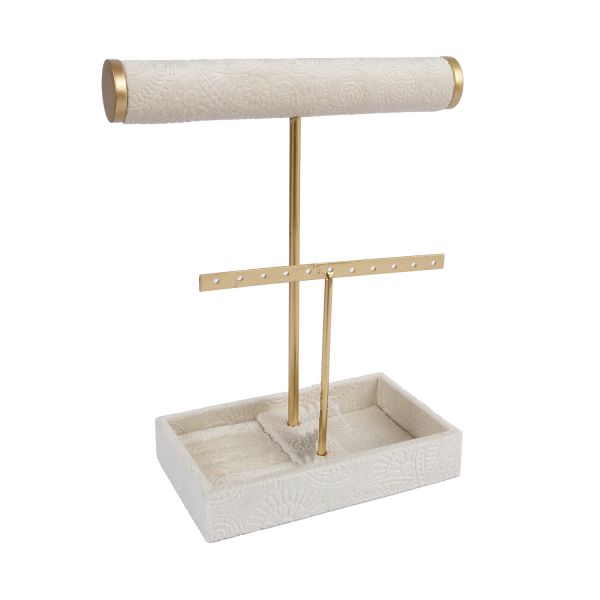 Jewelry stand ARIADNE H25cm, white
