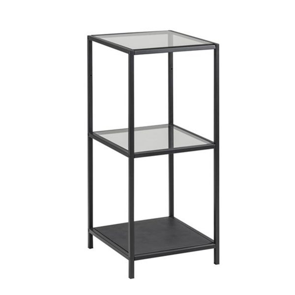 Riiul SEAFORD 35x37xH82,5cm, klaas