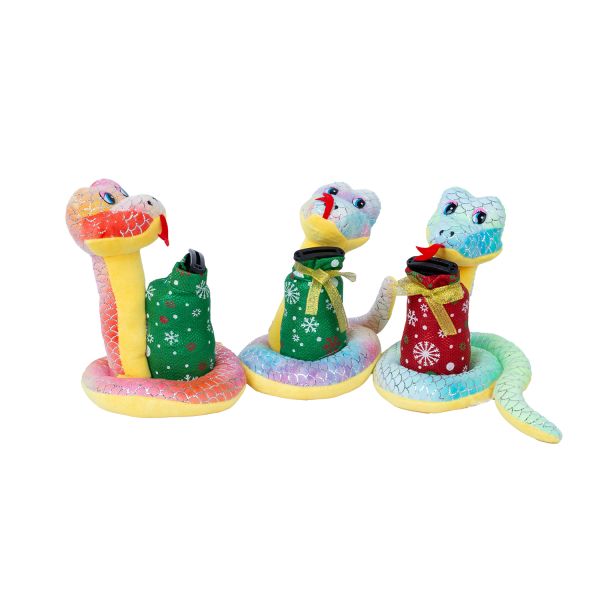 Money box SNAKE YEAR H19cm mix