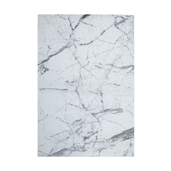 Carpet SANFORD-5, 133x190cm, white/grey