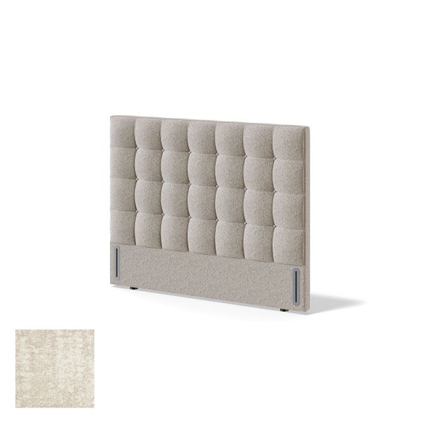 Headboard RED/BLACK BLOCKELIS AVOLA 90cm, beige