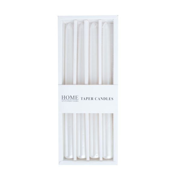 Antiikküünal CAROLA 4tk 25cm valge pärlmutter