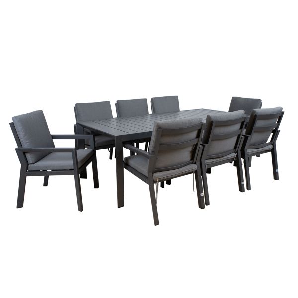 Aiamööblikomplekt TOMSON laud ja 8 tooli 25162