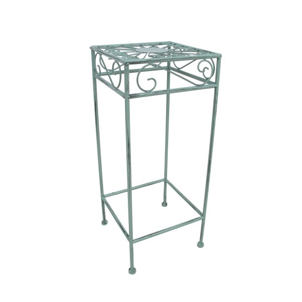 Lillepostament MINT 25x25xH60cm, antiikroheline metall