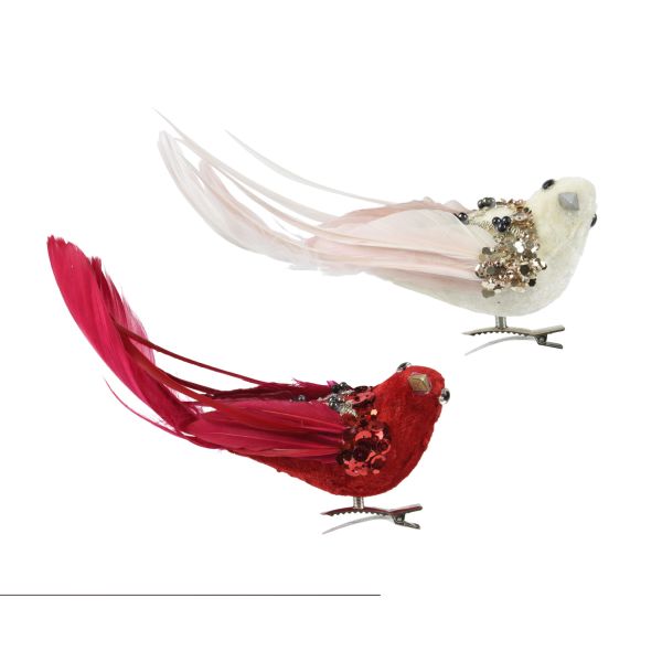 Jõuluehe SHINE BIRD 20cm, mix