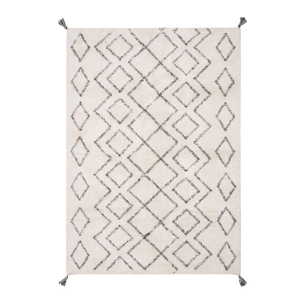 Rug HANKI 80x200cm white/black
