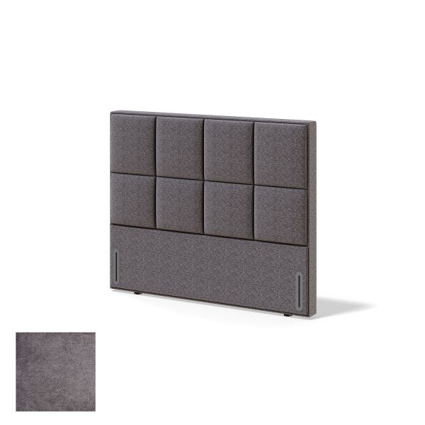 Headboard RED/BLACK KRONANG HARRISSON 140cm, grey