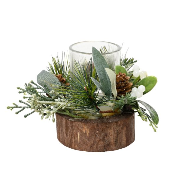 Küünlahoidja WISH CONE D14cm, käbid