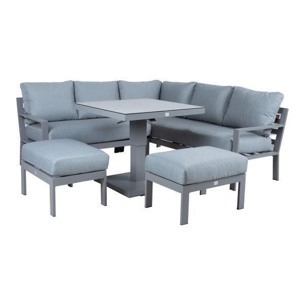 Aiamööblikomplekt RIO 4-osaline, hallikasbeež