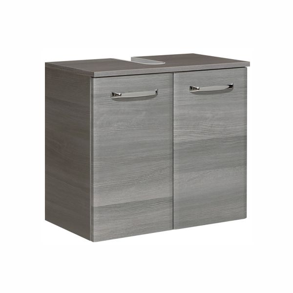 Шкаф под раковину 328, 60x33xH53см серый