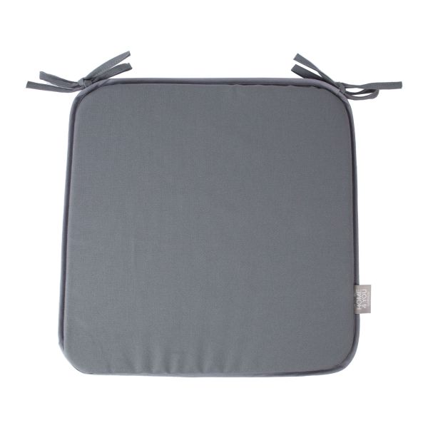 Подушка на стул MY COTTON 39x39см, серый