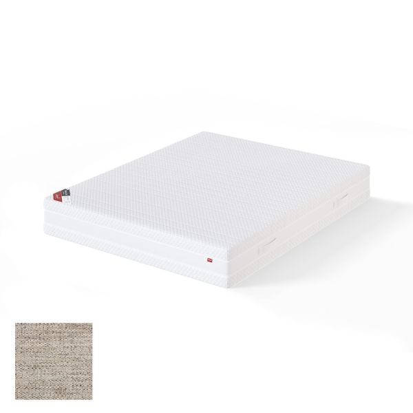 Spring mattress BLACK MULTIPOCKET VERANO 120x200cm, firm, light beige