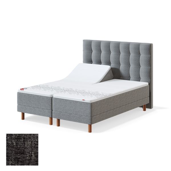 Motor bed RED AVOLA 180x200cm, firm, dark grey