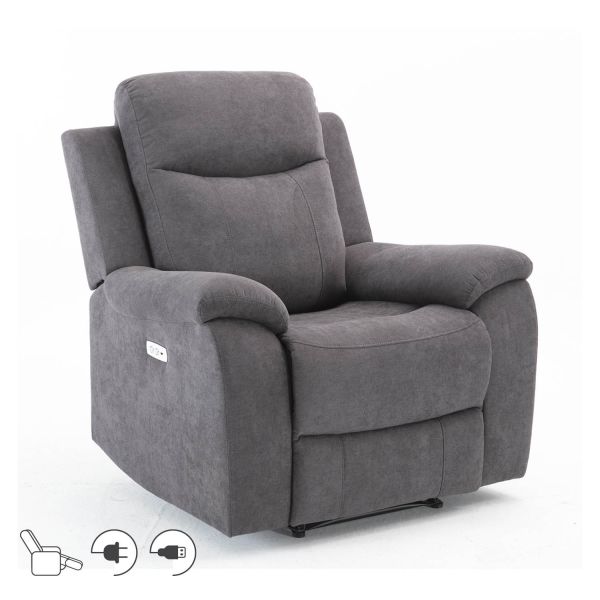 Tugitool MILO elektriline recliner, hall