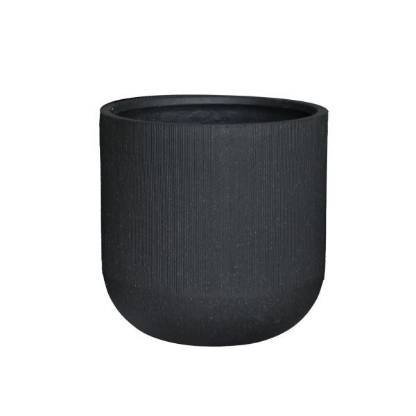 Кашпо SKY STONE D31xH31см, черный