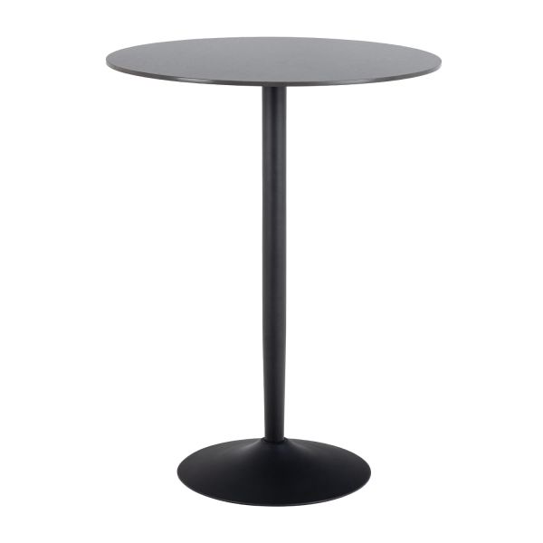 Bar table MALTA D80xH105cm, black