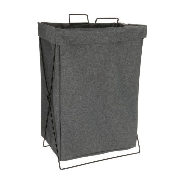 Laundry basket MAX DAY 44x30xH63cm, dark grey