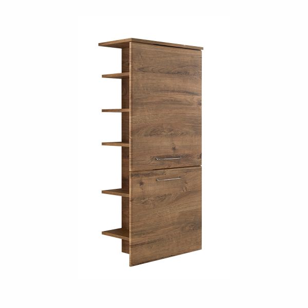 Высокий шкаф в ванную 943, 50x33xH123см, дуб