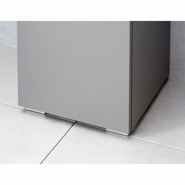 Jalad vannitoakapile 4tk, madalad, hõbedased