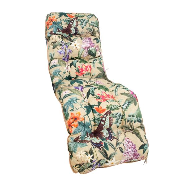 Покрытие для стула BADEN-AMAZONIA 48 x 165 см, бежевый цветочный