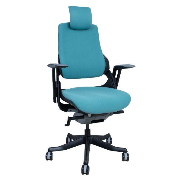 Task chair WAU teal blue