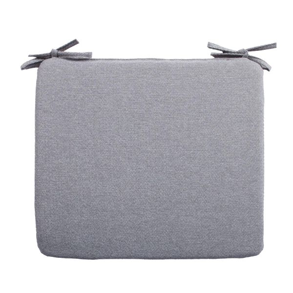 Cushion SIMPLE GREY for chair 38x43x2,5cm